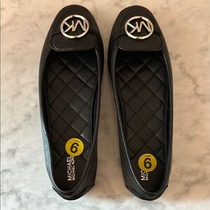 New without tags Michael Kors Black Quilted Loafers